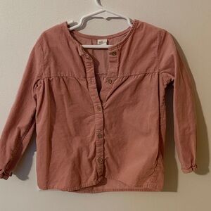 H&M Kids Dusty Pink Button-Down Shirt